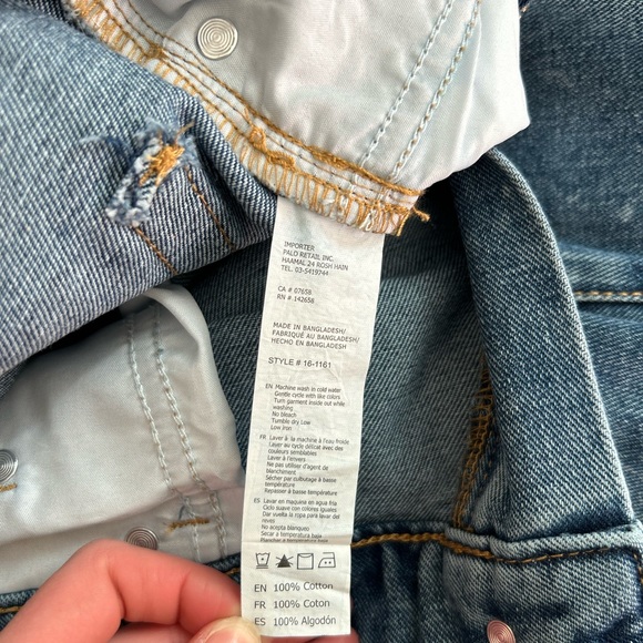 Refuge DENIM Wide-leg Ripped Jeans - Picture 5 of 7